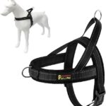 Plutus Pet No Pull Dog Harness with Breathable Mesh Padded, Adjustable Reflective Escape Proof Dog Harness, Quick Fit Dog Vest Harness for Small Medium Large Dogs(L, Black)