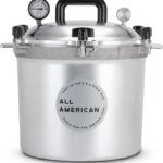 All American 1930: 21.5qt Pressure Cooker/Canner (The 921) - Exclusive Metal-to-Metal Sealing System - Easy to Open & Close - Suitable for Gas, Electric, or Flat Top Stoves - Made in the USA