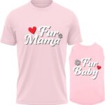 Dog and Owner Matching Clothes - Adorable Fur Mama Fur Baby Dog Matching Outfits with Owners - Soft Pet Clothes