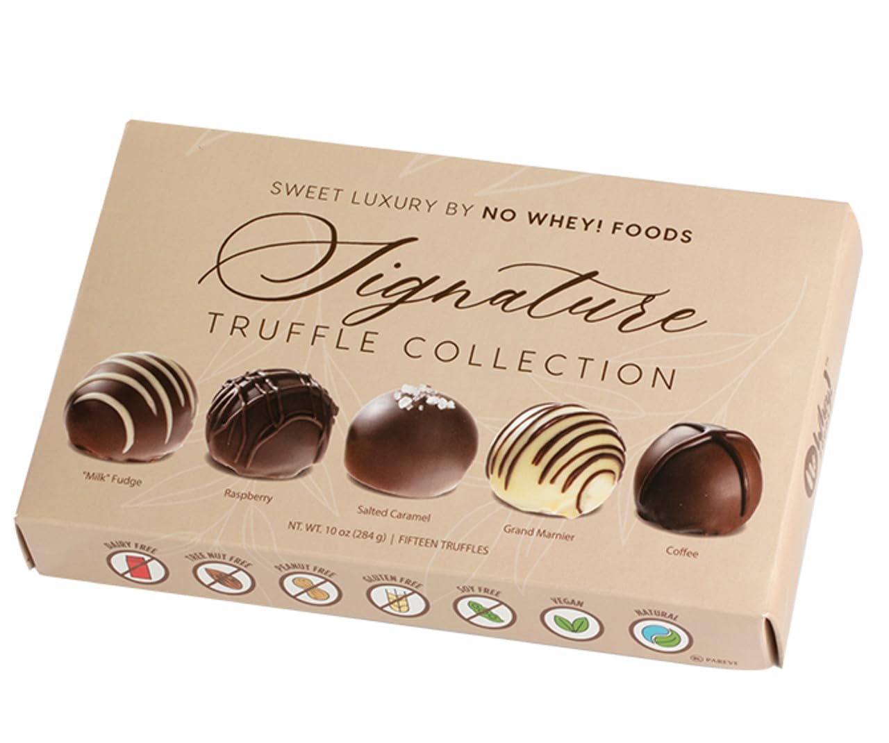 Vegan, Gluten Free, Nut Free | Gourmet Chocolate Truffle Collection (15 Pieces) | Dairy Free, Soy Free, Sesame Free | Allergy Friendly Gifts | No Whey Foods Vegan, Gluten Free, Nut Free | Gourmet Chocolate Truffle Collection (15 Pieces) | Dairy Free, Soy Free, Sesame Free | Allergy Friendly Gifts | No Whey Foods