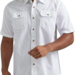 Wrangler Authentics Men's Short Sleeve Classic Woven Shirt