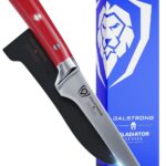 Dalstrong Boning Knife - 6 inch - Gladiator Series - High Carbon German Steel - Crimson Red ABS Handle - Meat Carving, Trimming, Deboning - w/Sheath - NSF Certified