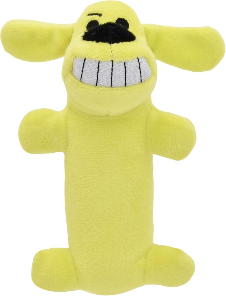 Multipet Original Loofa Dog Plush Toy - Squeaky Toy for All Dogs - Extra Soft Plush - Stuffed Animal Dog Toys for Playing (1 Count, 6, Random Color Surprise)
