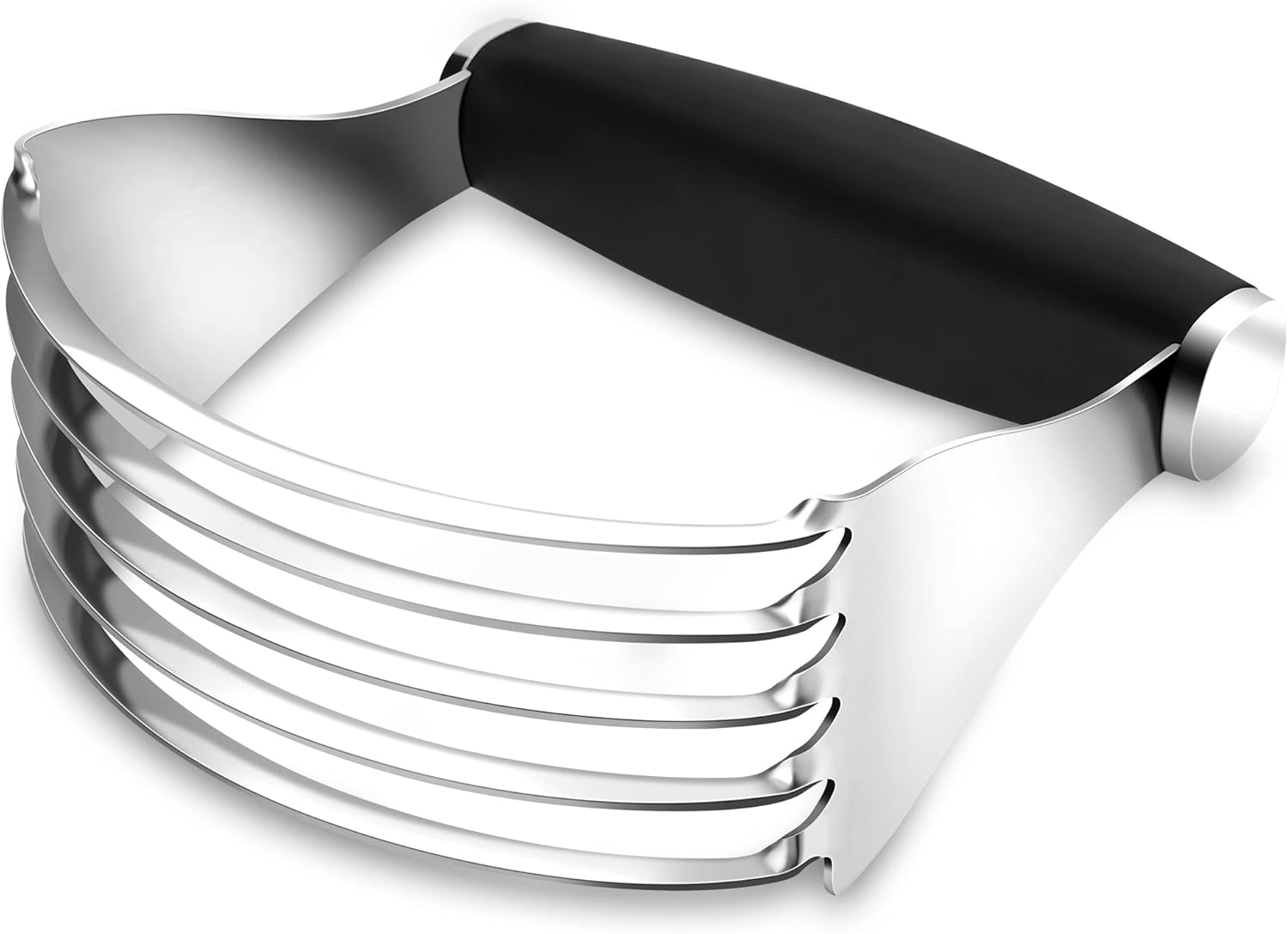 Rainspire XL Pastry Cutter For Baking, Heavy Duty Pastry Blender Stainless Steel, Thick Sharp Blades Dough Blender, Dough Cutter Butter Cutter Pastry for Easy Mixing, Dishwasher Safe (Black) Rainspire XL Pastry Cutter For Baking, Heavy Duty Pastry Blender Stainless Steel, Thick Sharp Blades Dough Blender, Dough Cutter Butter Cutter Pastry for Easy Mixing, Dishwasher Safe (Black)