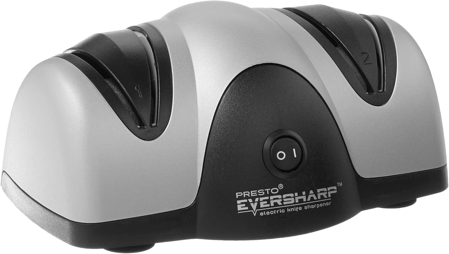 Presto 08800 EverSharp Electric Knife Sharpener, 2-Stage System, Silver/Black Presto 08800 EverSharp Electric Knife Sharpener, 2-Stage System, Silver/Black