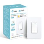 Kasa Apple HomeKit Smart Dimmer Switch KS220, Single Pole, Neutral Wire Required, 2.4GHz Wi-Fi Light Switch Works with Siri, Alexa and Google Home, UL Certified, No Hub Required, White