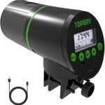 Automatic Fish Feeders - Digital Auto Aquarium Feeder with USB Rechargeable Timer and Fish Food Dispenser
