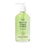 Youth To The People Superfood Facial Cleanser - Kale + Green Tea Daily Face Wash, Gently Removes Makeup, SPF, and Oils, Soothing Antioxidants for Glowing Skin, pH Balance, Clean Pores, Refillable