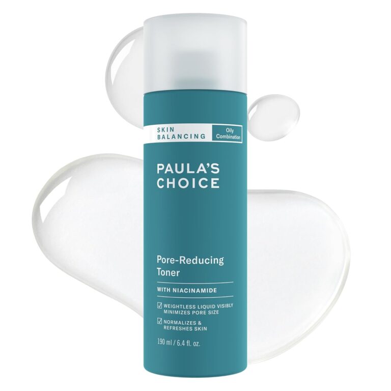 Paula's Choice SKIN BALANCING Pore-Reducing Face Toner with Niacinamide, for Oily Skin & Combination, Minimizes Large Pores, Controls Oil & Shine, Hydrates & Replenishes, Fragrance-Free
