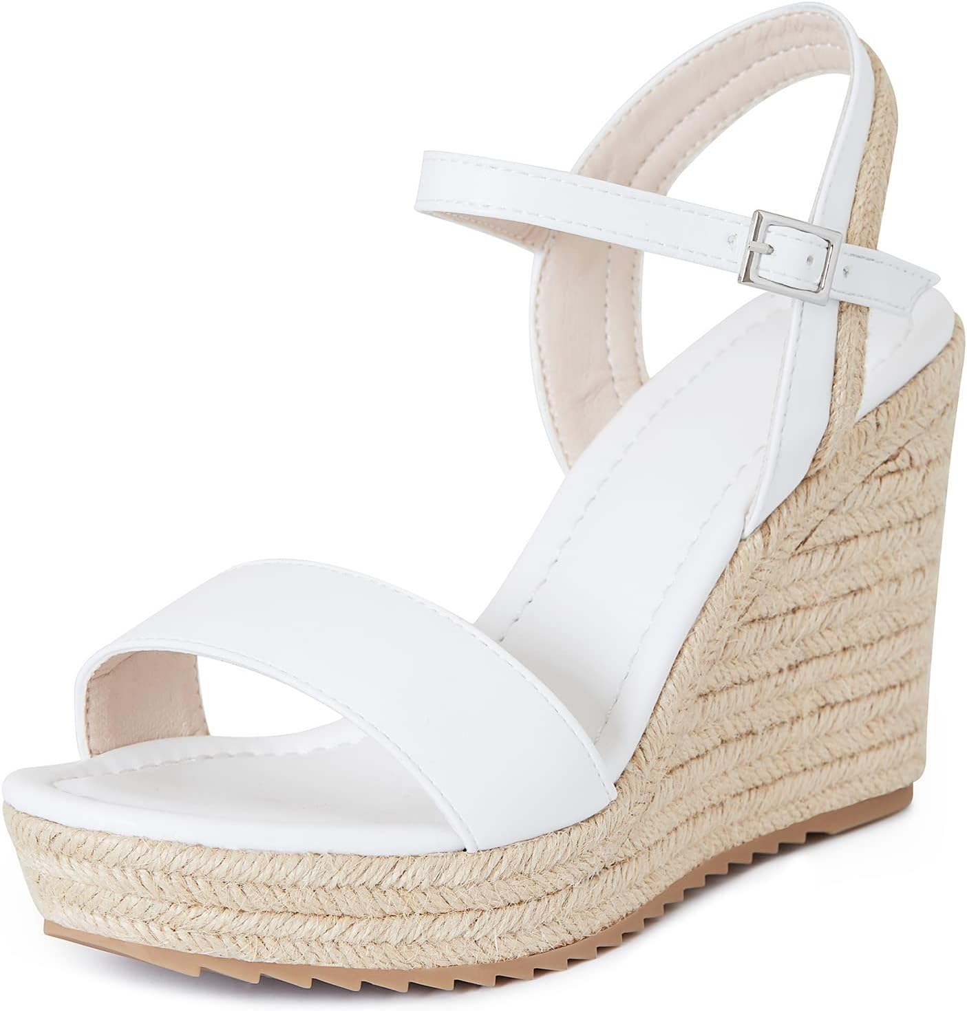 mikarka Women's Espadrille Wedge Sandals: Ankle Strap Platform Open Toe Wedges - Stylish High Heel Dressy Summer Wedges for Women, Inspired by Espadrilles mikarka Women's Espadrille Wedge Sandals: Ankle Strap Platform Open Toe Wedges - Stylish High Heel Dressy Summer Wedges for Women, Inspired by Espadrilles