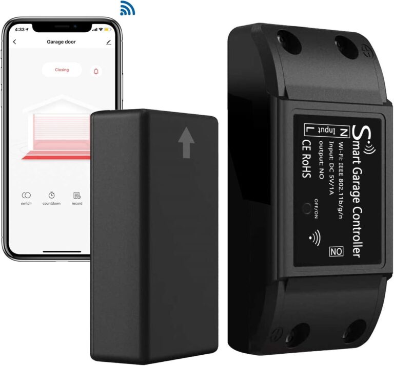 AGSHOME Smart Garage Door Opener Remote (2nd Gen), Universal Wi-Fi Garage Door Controller, wirling-Free, APP Control, Compatible with Alexa, Google Assistant, Siri, No Hub Needed