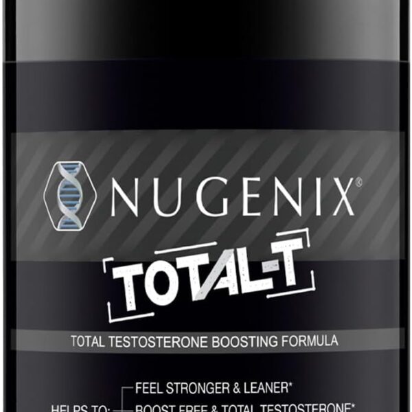 Nugenix Total-T, Free and Total Testosterone Booster Supplement for Men, 42 Count