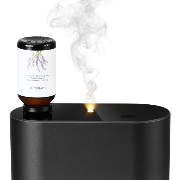 Waterless Diffuser for Home Essential Oil Diffuser, Aromatherapy Diffuser, Portable Scent Diffusers, 3 Mist Modes, Cycle Start for Bedroom, Office Studio 350-700 sq. ft Black