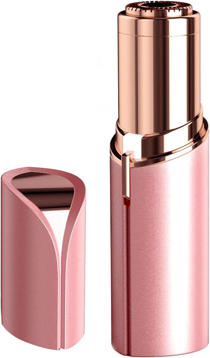 Facial Hair Removal for Women Painless Hair Remover, Waterproof Shaver Razor Hair Remover with LED Light for Face Bikini Peach Fuzz Upper Mustache Lip Chin (Rose Gold) Facial Hair Removal for Women Painless Hair Remover, Waterproof Shaver Razor Hair Remover with LED Light for Face Bikini Peach Fuzz Upper Mustache Lip Chin (Rose Gold)
