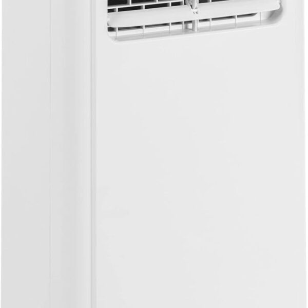 GE 8,000 BTU Portable Air Conditioner for Small Rooms up to 150 sq ft. (5,100 BTU SACC), 3-in-1 with Dehumidify, Fan and Auto Evaporation, Included Window Installation Kit