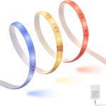 SYLVANIA Smart LED WiFi Full Color Light Strip, 6.5 ft, Dimmable, Compatible with Alexa and Google Home Only - 1 Pack (75704)