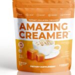 Superfoods Company Amazing Creamer with Collagen - Keto Creamer-Hyaluronic Acid & MCT Oil - Brain Boost & Curbs Cravings - Supports Healthy Skin & Hair - Diet-Friendly [30 Servings] [Salted Caramel]