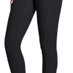 IUGA Compression Leggings for Women Tummy Control No Front Seam Leggings with Pockets High Waisted Workout Yoga Pants