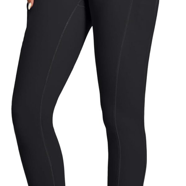 IUGA Compression Leggings for Women Tummy Control No Front Seam Leggings with Pockets High Waisted Workout Yoga Pants