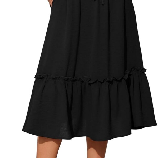 Witsmile High Waist Tiered Skirts for Women Flowy Skirts for Women Long Length with Pockets 2026 Fashion Trendy