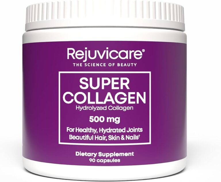 Rejuvicare Super Collagen Capsules for Beauty, Healthy Joints, Hair, Skin, & Nails, 90 Servings, Multi, (N8745)