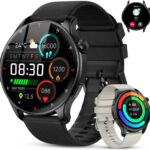 Kimeag Smart Watch for Men Women Fitness: Waterproof Make Answer Call Digital Watches Mens Step Tracker Running Smartwatch Android Phone Heart Rate SpO2 Sleep Monitor