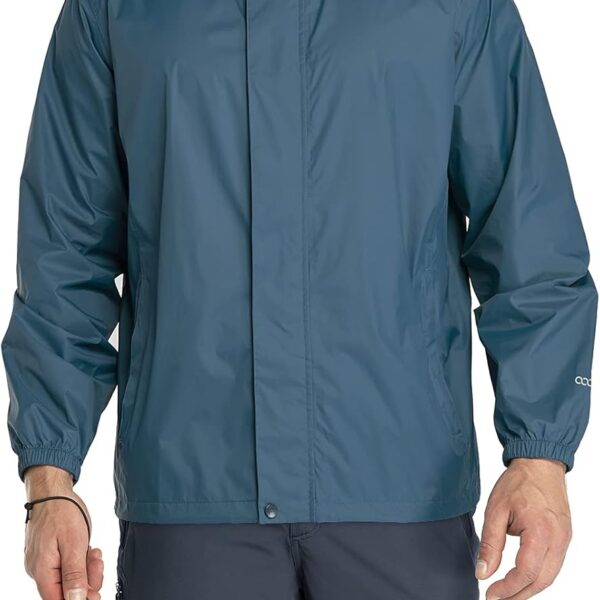 33,000ft Packable Rain Jacket Men's Lightweight Waterproof Rain Shell Jacket Raincoat with Hood for Golf Cycling Windbreaker