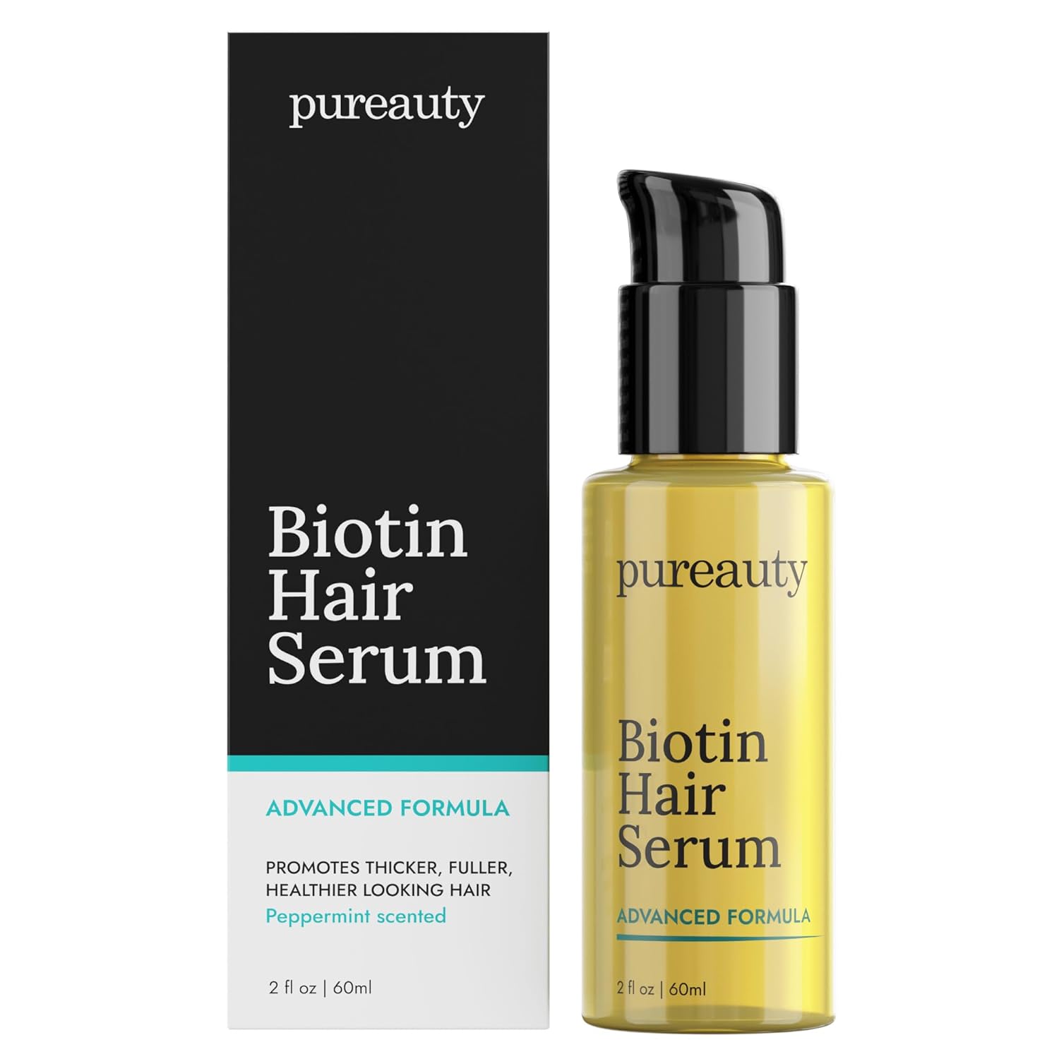 Biotin Hair Growth Serum Advanced Topical Formula To Help Grow Healthy, Strong Hair Suitable for Men and Women of All Hair Types Hair Loss Support By Pureauty Naturals 2 Fl Oz (Pack of 1) Biotin Hair Growth Serum Advanced Topical Formula To Help Grow Healthy, Strong Hair Suitable for Men and Women of All Hair Types Hair Loss Support By Pureauty Naturals 2 Fl Oz (Pack of 1)