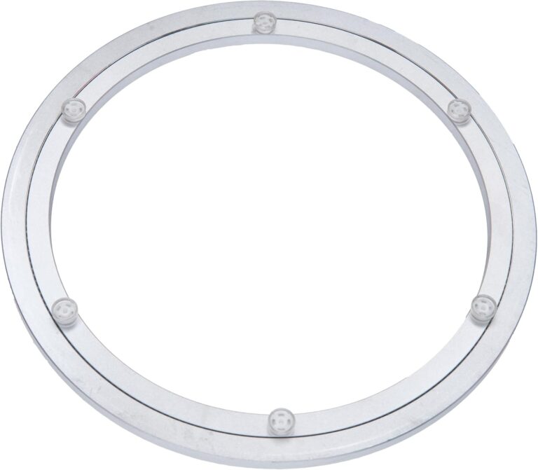 Aluminum Heavy Duty Lazy Susan Rotating Turntable Bearing Swivel Plate Hardware for Dining-Table (14 inch)