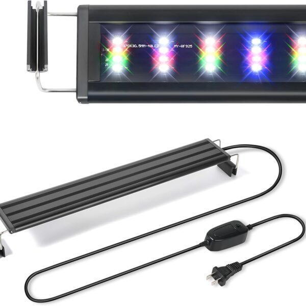 AQUANEAT LED Aquarium Light for 20 to 24 Inch Fish Tank, Full Spectrum Fish Tank Light, with Daylight Moonlight Mode