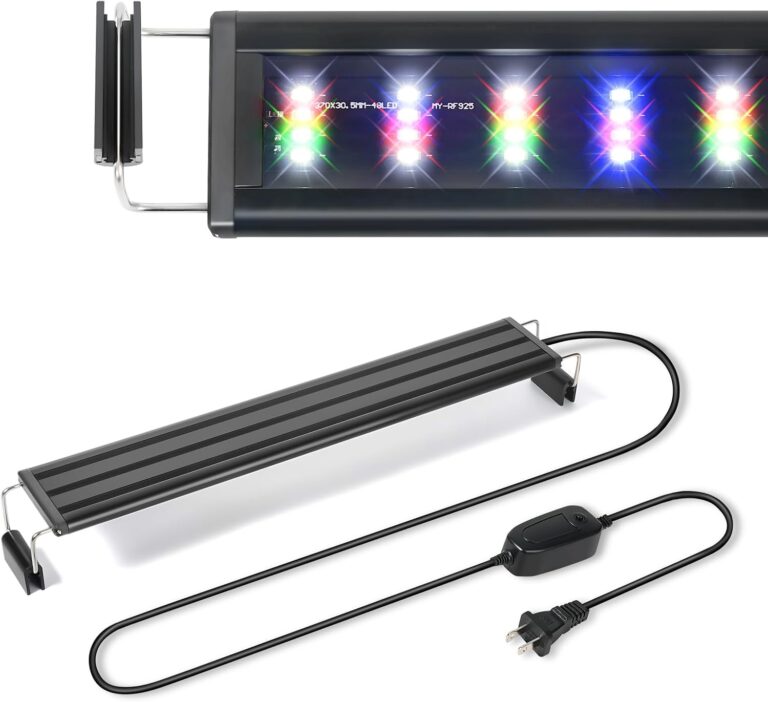 AQUANEAT LED Aquarium Light for 20 to 24 Inch Fish Tank, Full Spectrum Fish Tank Light, with Daylight Moonlight Mode