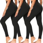 High Waisted Leggings for Women - Soft Athletic Tummy Control Yoga Pants for Cycling Dance Tights