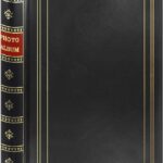 Spiral Bound Photo Album 300 Bi-Directional Memo Pockets Hold 4x6 Photos, Black