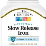 21st Century Slow Release Iron Tablets, 60 Count PACK OF 2 - Packaging May Vary