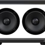 JAYINE Cassette Portable Bluetooth Speaker, 16W Minimalist Speakers Bluetooth Wireless Loud, HD Powerful Sound and Wide Compatibility V5.3 for Indoor Outdoor - Black