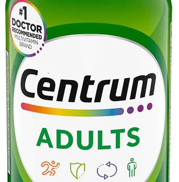 Centrum Adult Multivitamin/Multimineral Supplement with Antioxidants, Zinc, Vitamin D3 and B Vitamins, Gluten Free, Non-GMO Ingredients - 200 Count