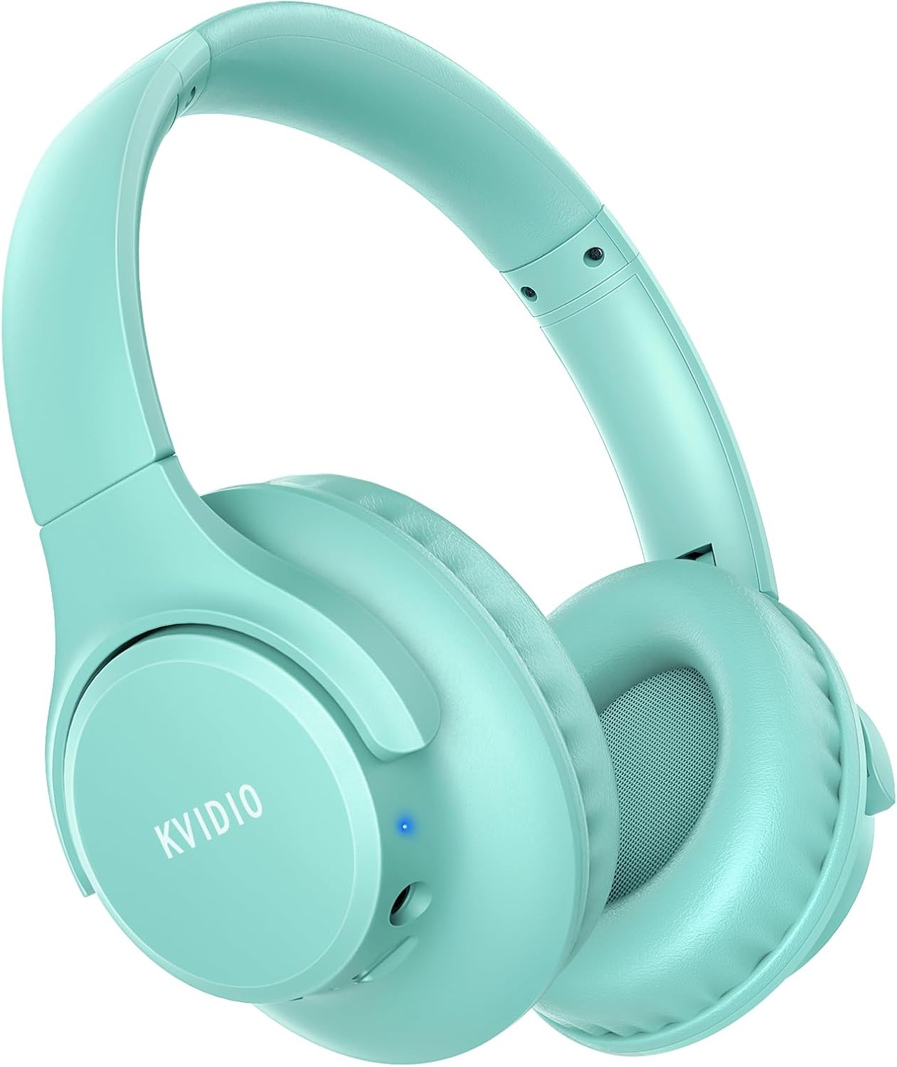 KVIDIO Bluetooth Headphones Over Ear, 65 Hours Playtime Wireless Headphones with Microphone, Foldable Lightweight Headset with Deep Bass, HiFi Stereo Sound Low Latency for Travel Work Cellphone KVIDIO Bluetooth Headphones Over Ear, 65 Hours Playtime Wireless Headphones with Microphone, Foldable Lightweight Headset with Deep Bass, HiFi Stereo Sound Low Latency for Travel Work Cellphone