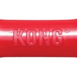 KONG Goodie Bone - Classic Durable Natural Rubber Dog Bone, Supports Mental Engagement - Treat Dispensing - Red - for Medium Dogs