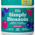 Simply Blossom Nutrition - Daily Greens & Superfood Powder + Collagen + Probiotics for Women's Digestive Health & Bloating Relief. Help Your Health Bloom - 30 Day Supply