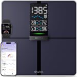Ovutek Professional Smart Scale for Body Weight, BMI, Body Fat, Muscle Mass, Highly Accurate Body Composition Weighing Machine, Bathroom Digital Scale Large Display Sync with Fitness App, 450lb