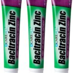 CareAll Bacitracin Antibiotic Zinc Ointment 1oz (3 Pack). First Aid Ointment to Prevent and Heal Infections for Minor cuts, Scrapes and Burns.