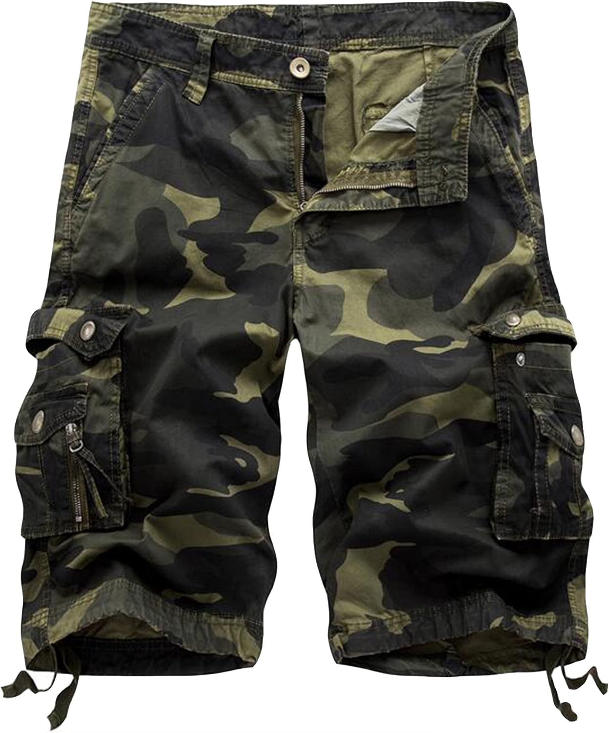 DONGD Mens Cargo Shorts Cotton Relaxed Fit Camouflage Camo Cargo Short DONGD Mens Cargo Shorts Cotton Relaxed Fit Camouflage Camo Cargo Short