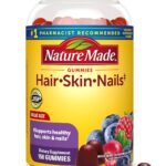 Nature Made Hair Skin and Nails with Biotin 2500 mcg, Dietary Supplement for Healthy Hair, Skin & Nails Support, 150 Gummies, 75 Day Supply