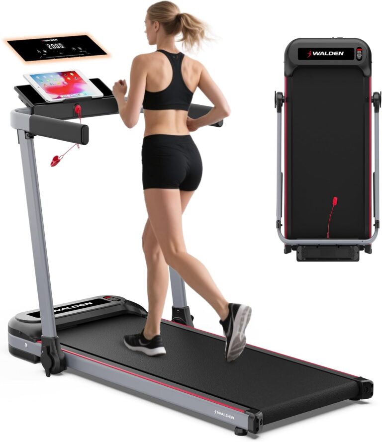 Folding Electric Treadmill with Handle Folding Treadmills - Foldable Running Treadmill LCD Screen - 6.2mp/h corredora electrica Walden Sports