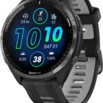 Garmin Forerunner 965 Running Smartwatch, Colorful AMOLED Display, Training Metrics and Recovery Insights, Black and Powder Gray, 010-02809-00