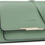 Roulens Small Crossbody Bag for Women,Cell Phone Purse Women's Shoulder Handbags Wallet Purse with Credit Card Slots