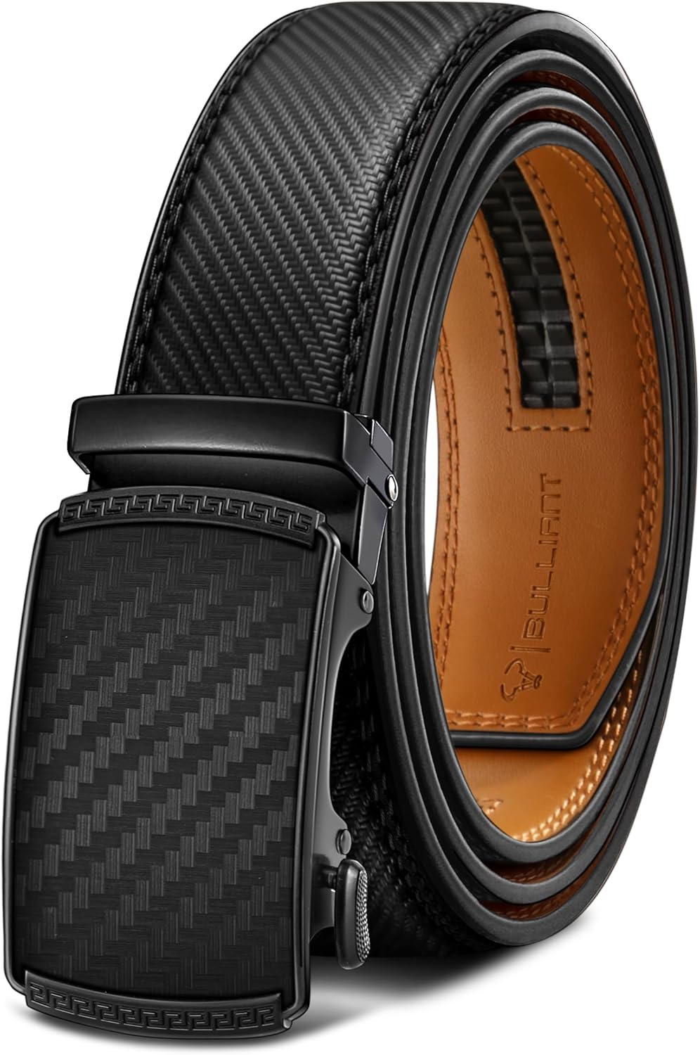 BULLIANT Men's Belt,Slide Ratchet Belt Adjsutable For Men Suit Casual Jeans Gift Boxed,Trim To Fit BULLIANT Men's Belt,Slide Ratchet Belt Adjsutable For Men Suit Casual Jeans Gift Boxed,Trim To Fit