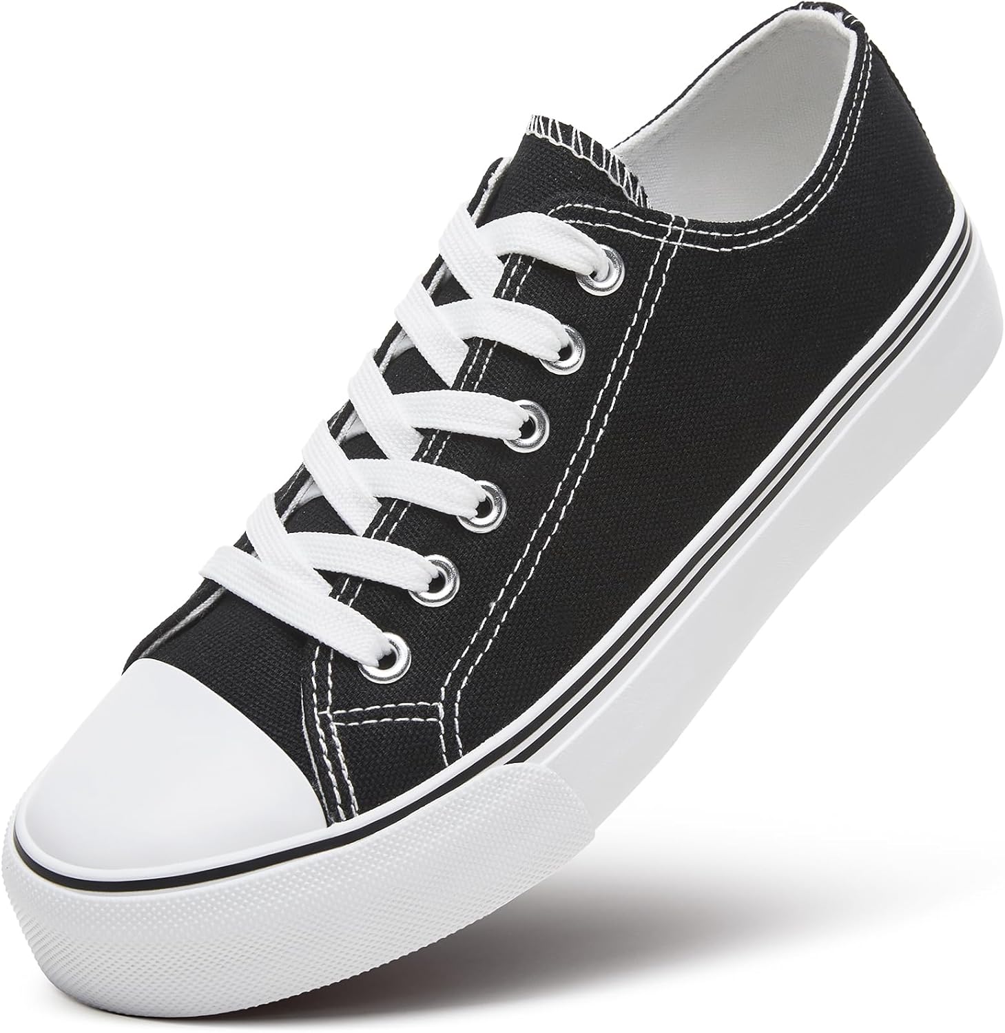 ZGR Womens White Tennis Shoes for Women,Lace up Canvas Sneakers,Casual Walking Canvas Shoes ZGR Womens White Tennis Shoes for Women,Lace up Canvas Sneakers,Casual Walking Canvas Shoes