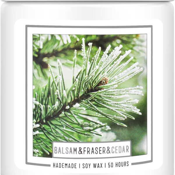 Homsolver Balsam Fir Pine Candle, Christmas Scented Candles, Holiday Natural Soy Candles with 50+ Hour Burn Time, Fir Cedar Tree Scent Gifts for Women Men, Wedding Favors for Guests, Souvenir Gifts