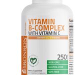 Bronson Vitamin B Complex with Vitamin C - Immune Health, Energy Support & Nervous System Support - Non-GMO, 250 Vegetarian Capsules
